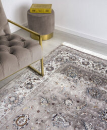 MiHOMEUK Minyatur Premium Quality V0375A Dark Grey Abstract Modern Turkish Area Rug - 120 X 180 Cm - thumbnail 2