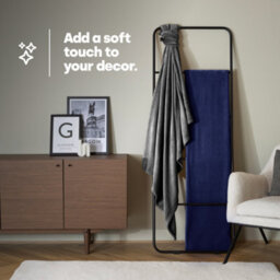 Livivo Single Fleece Blanket - Urban Chic - thumbnail 5