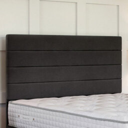 Divan Base Direct Naples Slate Platform Top Divan Bed Base 4Ft Small Double With Large End Drawer + Sorrento Floor Standing Headboard - thumbnail 2