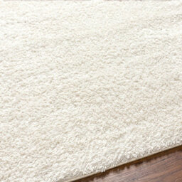 Livabliss Round Cloudy Shaggy-Solid Color Beige Plush Soft Pile Living Bedroom Rug 160 X 160 Cm Easy Care, Non Shedding - thumbnail 3
