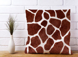 Warren Reed Designer Giraffe Spots Print Cushions 45Cm X 45Cm - thumbnail 2