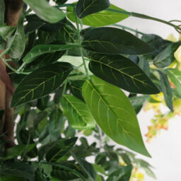 Leaf 120Cm Artificial Yellow Wisteria Tree - thumbnail 4
