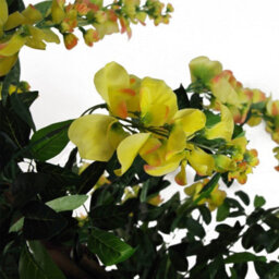 Leaf 120Cm Artificial Yellow Wisteria Tree - thumbnail 2