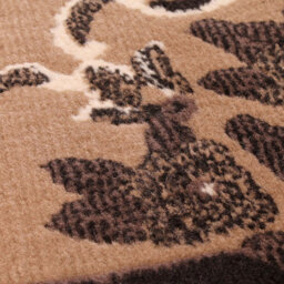 Beige Traditional Bordered Floral Rug Easy To Clean Dining Room-120Cm (Circle) - thumbnail 3