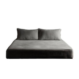 Teddy Fitted Sheet 30Cm Extra Deep Soft Cuddly Soft Touch Bedding Silver - thumbnail 2