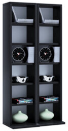 Vcm Wood Cd Dvd Stand Shelf Cabinet Milano - thumbnail 1