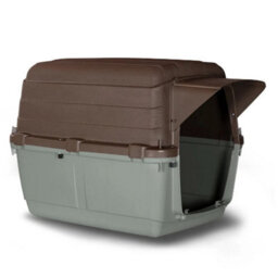 Urbn-Living Large Plastic Dog Kennel Outdoor Pet House Garden Shelter Weatherproof - Large - thumbnail 1