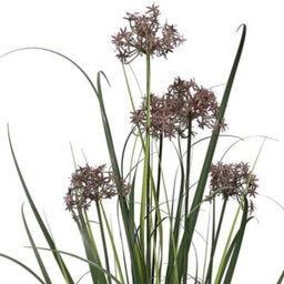 Leaf 95Cm Artificial Grass Plant Potted With Flower Detail - thumbnail 2