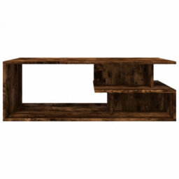 Berkfield Coffee Table Smoked Oak 102X55X35 Cm Engineered Wood - thumbnail 4