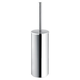 Plum&clay Ronda Round Chrome Toilet Brush & Holder
