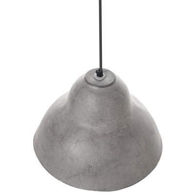 Wyld and Coco Luma Living Grey Papier-Mâché Pendant Lamp, Handmade Shade, W33 X H132Cm, Led-Friendly - image 1