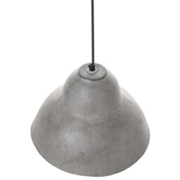 Wyld and Coco Luma Living Grey Papier-Mâché Pendant Lamp, Handmade Shade, W33 X H132Cm, Led-Friendly - thumbnail 1