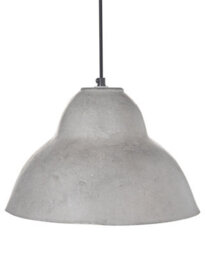 Wyld and Coco Luma Living Grey Papier-Mâché Pendant Lamp, Handmade Shade, W33 X H132Cm, Led-Friendly - thumbnail 3
