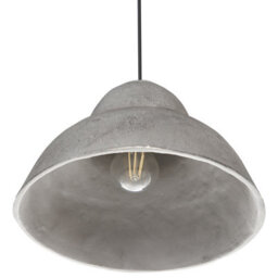 Wyld and Coco Luma Living Grey Papier-Mâché Pendant Lamp, Handmade Shade, W33 X H132Cm, Led-Friendly - thumbnail 5