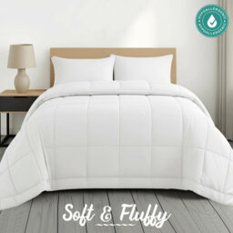 Pamposh King Size Duvet 10.5 Tog Hypoallergenic Coverless Duvet King Size Thick Cosy Quilt For Summer Autumn Winter Anti Bacterial - thumbnail 3