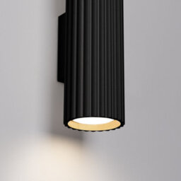 Sollux Lighting Karbon Aluminum Black 2 Lights Minimalist Wall Light - thumbnail 5