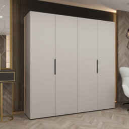 Arte Cashmere Marbella I Hinged Door Wardrobe 200Cm - Subtle Sophistication And Practical Storage - thumbnail 1