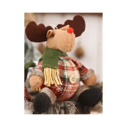 Reindeer Christmas Dolls Tree Decor Hanging Plush Ornament
