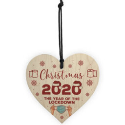 Red Ocean Lockdown Year Gift Christmas 2020 Christmas Bauble Tree Decoration Family Gift - thumbnail 5