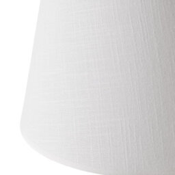 Happy Homewares Traditional Matte Black Table Lamp With Barley Twist Base And White Linen Shade - thumbnail 4