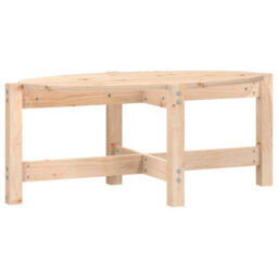 Berkfield Coffee Table 87X48X35 Cm Solid Wood Pine - thumbnail 2