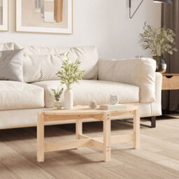 Berkfield Coffee Table 87X48X35 Cm Solid Wood Pine - thumbnail 1