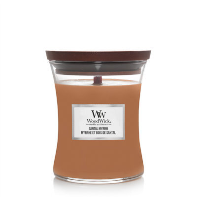 Woodwick Candle Santal Myrrh Medium Hourglass - image 1