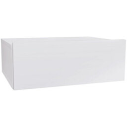 Wyld Haus Sosa White Wall-Mounted Floating Bedside Table With Drawer, 40 X 30 X 15 Cm - thumbnail 2