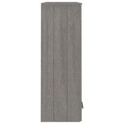 Berkfield Top For Highboard Light Grey 85X35X100 Cm Solid Wood Pine - thumbnail 7