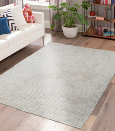 Perla Modern Abstract Linear Living Room Area Rug Metallic Sheen Contemporary Hallway Runner Molten-Grey 120X170 Cm - thumbnail 2