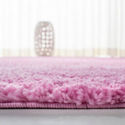 Smart Living Shaggy Soft Thick Area Rug, Living Room Carpet, Kitchen Floor, Bedroom Soft Rugs 60Cm X 110Cm - Dusky Pink - thumbnail 3