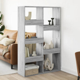 Berkfield Room Divider Grey Sonoma 100X33X155.5 Cm Engineered Wood - thumbnail 1