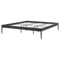 Beliani Bed Metal Vaurs 180 X 200 Cm (Eu Super King) Black - thumbnail 6