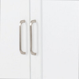 Seconique Portland 2 Door Wardrobe In White With Oak Effect Finish - thumbnail 5
