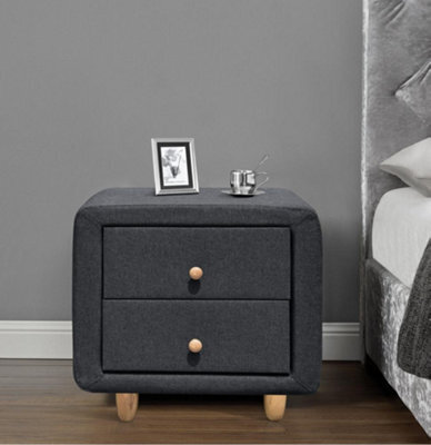Comfy Living Jakarta Linen Bedside Tables - image 1