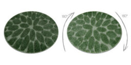 RugsX Bathroom Rug Supreme Circle Stones, Non-Slip, Soft - Green Circle 100 Cm - thumbnail 3