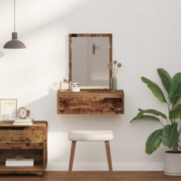 Walplus Dressing Table Brown 60 X 40 X 70 Cm Engineered Wood - thumbnail 4