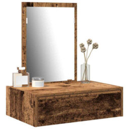 Walplus Dressing Table Brown 60 X 40 X 70 Cm Engineered Wood - thumbnail 3