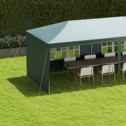 Outsunny 9M X 3M Outdoor Garden Gazebo Wedding Party Tent Canopy Marquee Green - thumbnail 8