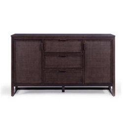 Teamson Home Hatteras Wooden Sideboard 3 Drawers 2 Doors, Espresso - thumbnail 6