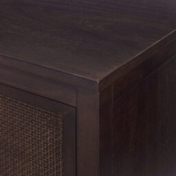 Teamson Home Hatteras Wooden Sideboard 3 Drawers 2 Doors, Espresso - thumbnail 9