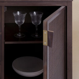 Teamson Home Hatteras Wooden Sideboard 3 Drawers 2 Doors, Espresso - thumbnail 4