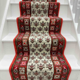 Mayan Stair Runner - Soft & Durable Carpet Runner For Stairs & Staircases, Multiple Lengths - thumbnail 4