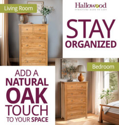 Hallowood Furniture Waverly Oak 2 Over 4 Chest Of Drawers - thumbnail 6