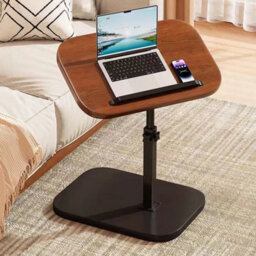 C-Shaped Adjustable Sofa Side End Table Coffee Laptop Table Living Room Bedroom B - thumbnail 1