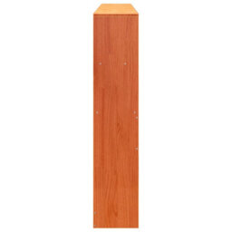 Berkfield Headboard With Storage Wax Brown 180 Cm Solid Wood Pine - thumbnail 5