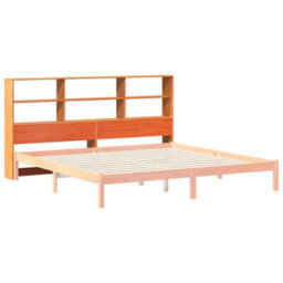 Berkfield Headboard With Storage Wax Brown 180 Cm Solid Wood Pine - thumbnail 7