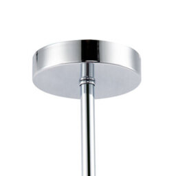 Happy Homewares Classic Polished Chrome Ceiling Light Fixture To Showcase Lamp Shades - thumbnail 2