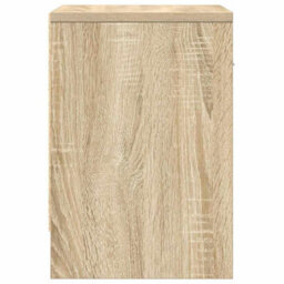 Berkfield Durable Bedside Cabinet With Drawer Sonoma Oak 39X28X41 Cm - thumbnail 7