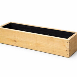 Garden Troughs and Planters Rough Sawn Wooden Garden Troughs Planters 15Cm High X 20Cm Wide - 120Cm - thumbnail 2